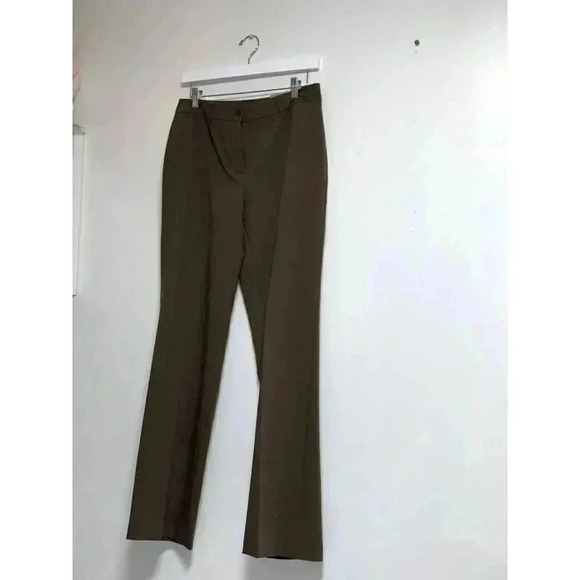 CHICO'S pants size 6 REGULAR 0.5 straight leg CLASSIC OFFICE STYLE ZIPUP CLOSURE - Picture 8 of 13